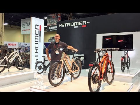 2018 Stromer Electric Bike Updates at Interbike (ST2 Limited, OMNI Connect Display, ST1 X Upgrades)