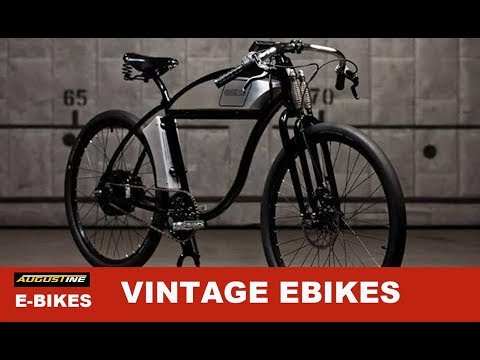 Amazing vintage electric bikes. Old is the new, new