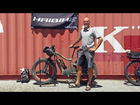 Custom Trekking / Bikepacking Electric Fat Bike - Haibike XDURO FatSix