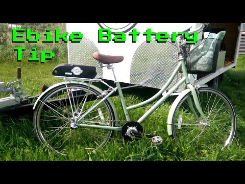 Rack Mounting a 'Downtube' ebike battery