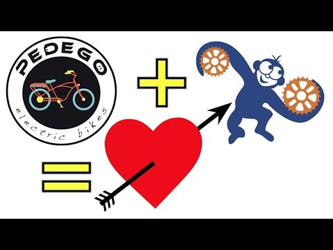 Blue Monkey LOVES Pedego Electric Bikes
