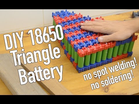 How to Make a 52V 20Ah Triangle Battery with 18650 Cells