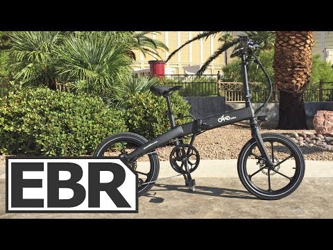 Enzo Lite Video Review - $1.4k Folding Electric Bike, Sturdy Cast Wheels, Ozne Ebike