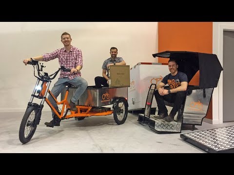 RadBurro Commercial Ebike Review - $5.5k Light Electric Truck Mover, Food, Electric Pedicab)