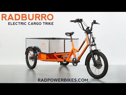 RadBurro Electric Cargo Trike - Rad Power Bikes Commercial Division
