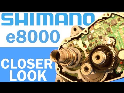Shimano e8000 eBike Motor: Closer Look