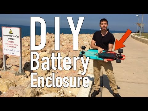 DIY electric skateboard enclosure for battery/ESC