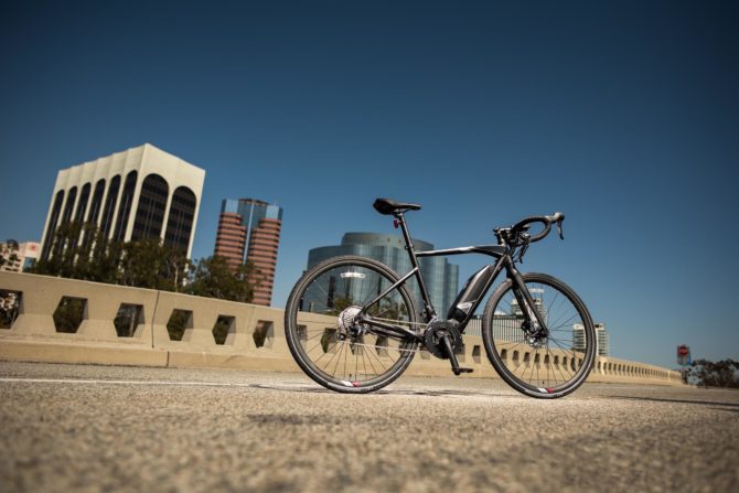 Yamaha UrbanRush drop bar road bike electric bicycle e-bike ebike review test first look