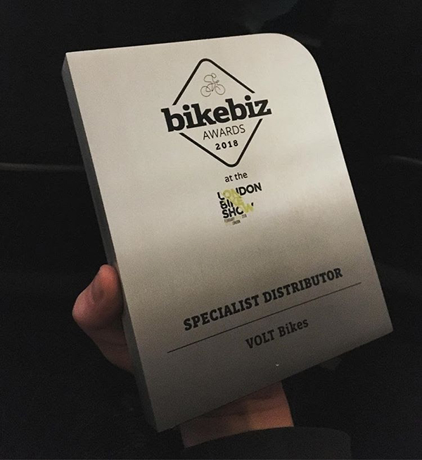 BikeBiz Awards 2018 Specialist Distributor Award