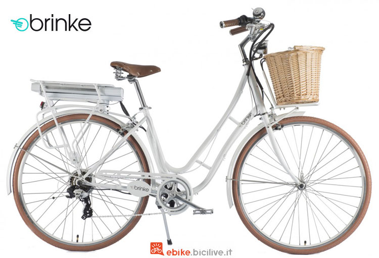 Una ebike elegante Brinke Golden Gate Ladies