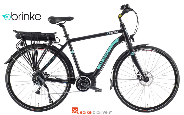 Una bici elettrica Brinke Metropolitan City