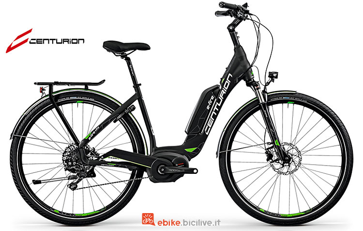 Una city bike elettrica E-Fire City R2500 2018