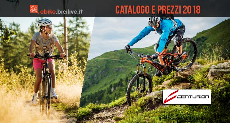 ebike e emtb dal catalogo e listino centurion 2018