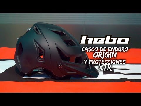 HEBO: casco ORIGIN para Enduro y protecciones XTR
