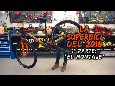 Montaje de la SUPERBICI del 2018, una bicicleta MTB XC doble con lo mejor de lo mejor