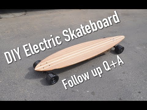 DIY Electric Skateboard Follow-up Q&A