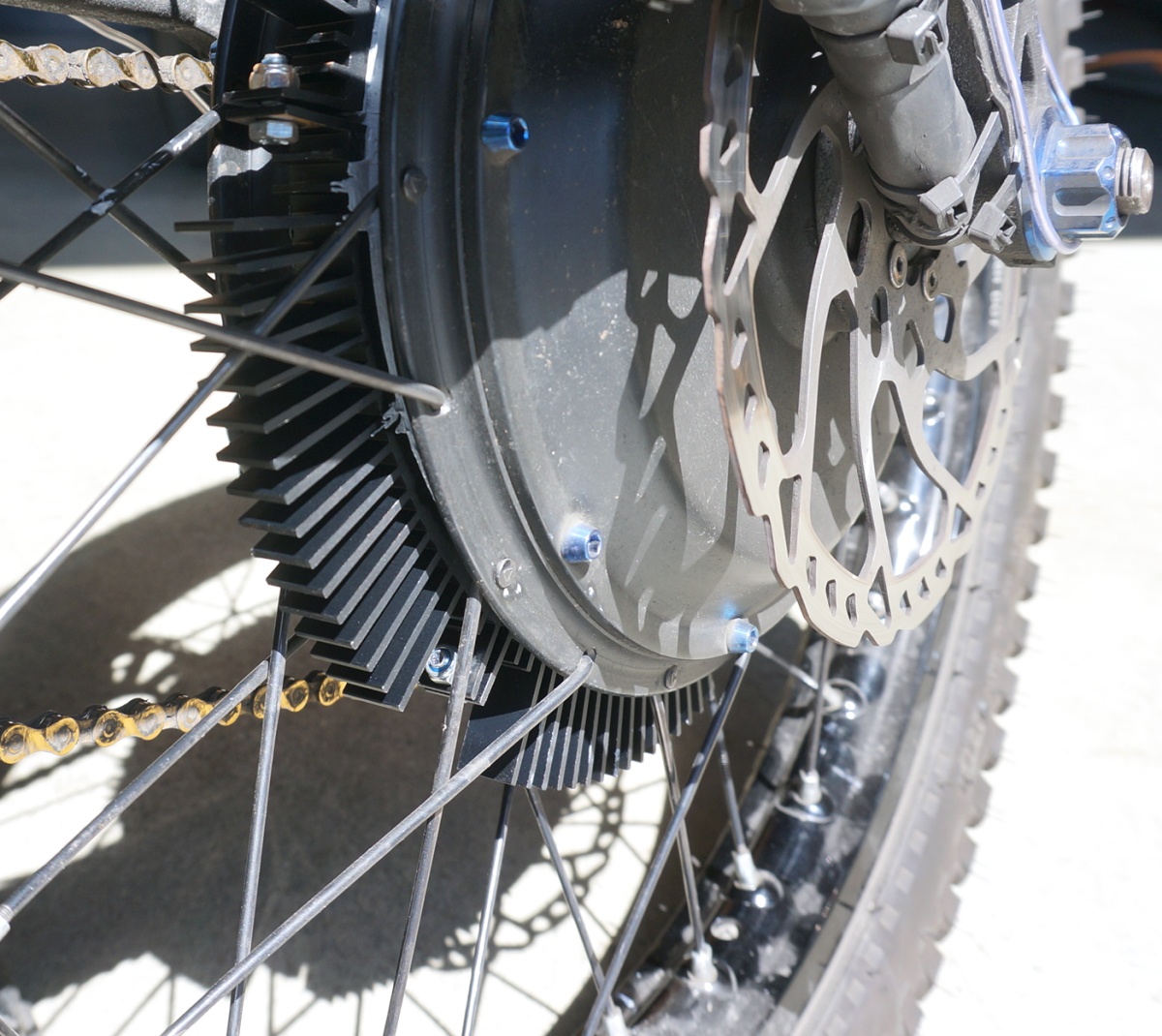 Hubsinks Installed on Powerful Ebike