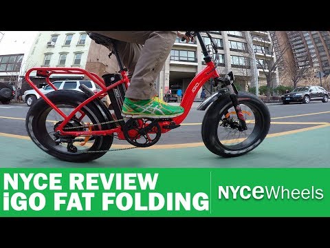 iGo Fat Folding Electric Bike Review - $1699 All Purpose E-Bike!
