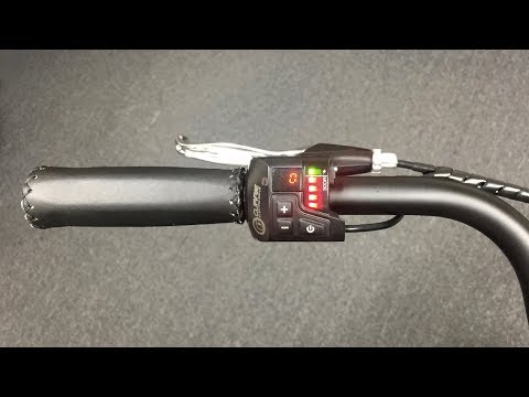 TranzX DP27 Electric Bike Display Settings