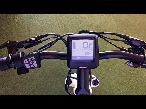 Bafang DP C07.UART Electric Bike Display Settings