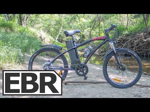 DJ Bikes Electric Mountain Bike Video Review - $1.5k Economical Trail Ebike