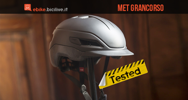 foto del met grancorso, casco per speed pedelec