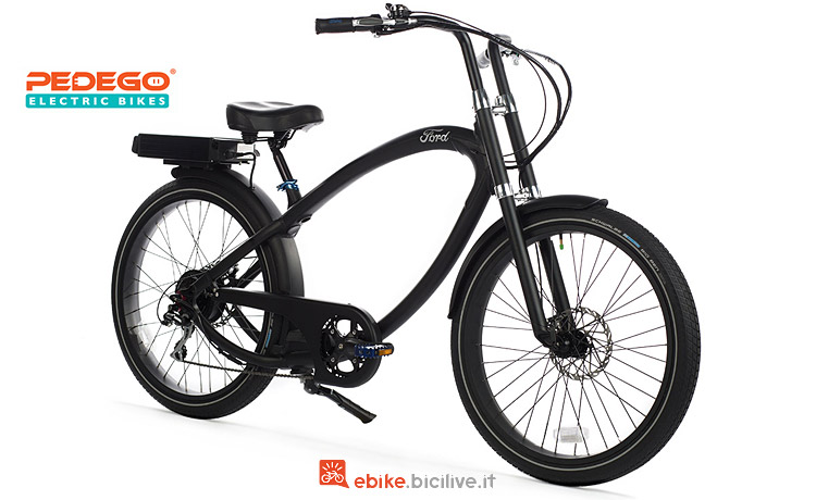 Pedego Ford Super Cruiser disegnata da Ellsworth