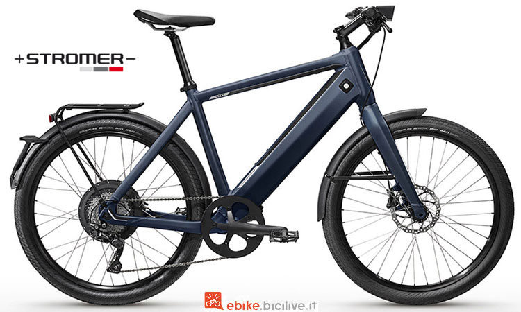 Una bici a pedalata assistita Stromer ST1X EPAC Sport del catalogo 2018