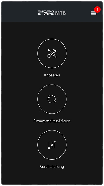 In der Shimano App können individuelle Motoreinstellungen und Firmware-Updates vorgenommen werden.