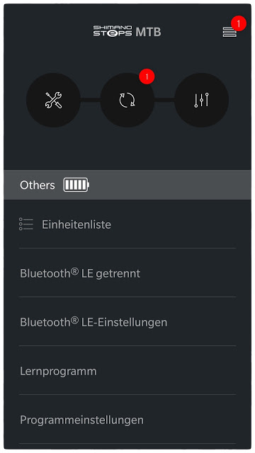 Die E-Tube App sucht automatisch nach Updates für das e-Bike Antriebssystem.