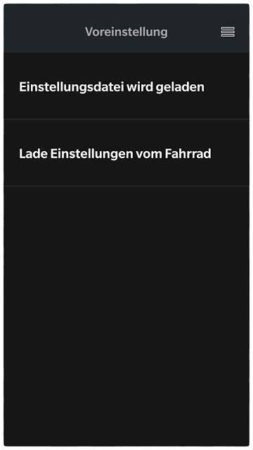 In der App können alle Einstellungen als Profil für eine spätere Verwendung gespeichert werden.