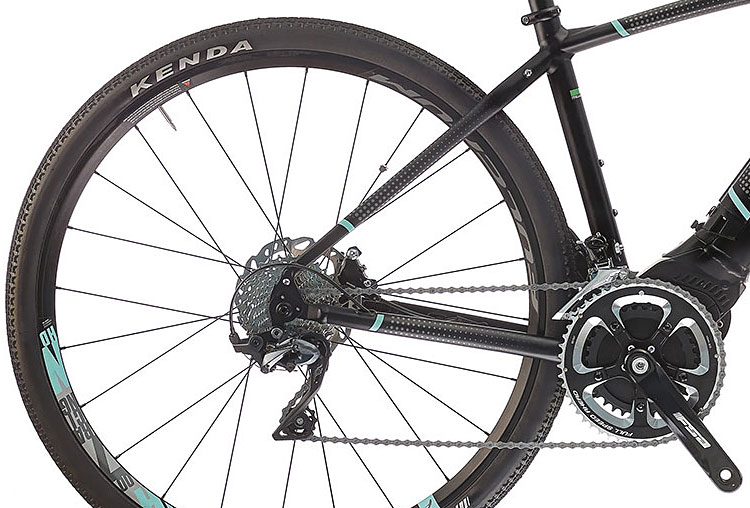 motore Polini E-P3 e cambio Ultegra su Bianchi Impulso
