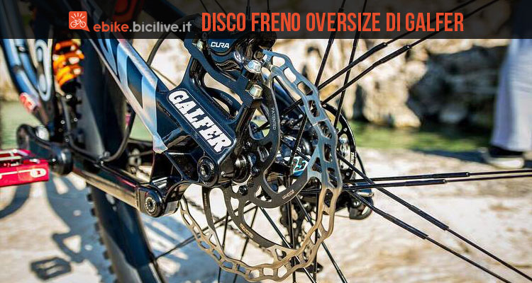 Disco freno oversize del brand Galfer