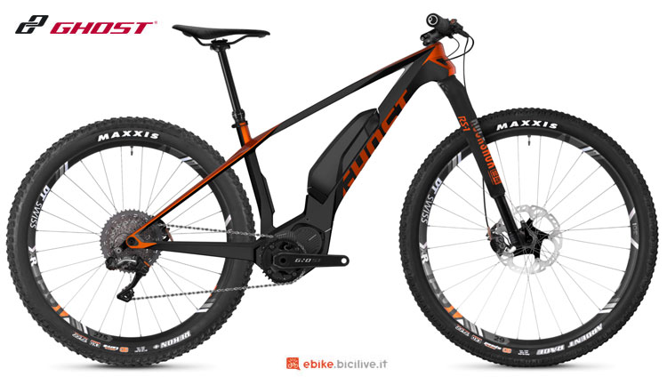 Una mtb hardtail elettrica Lector S8.7+ LC della Ghost