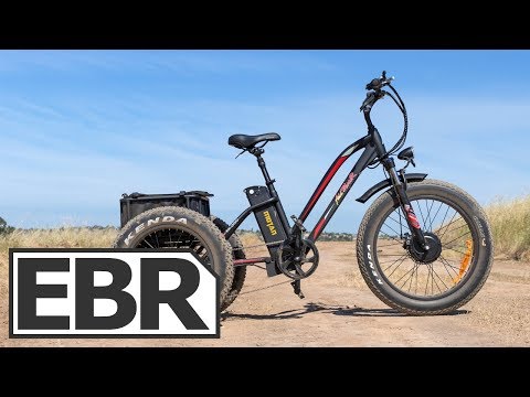 AddMotoR MOTAN M-350 Video Review - $2.6k Electric Fat Trike with Throttle and Lights