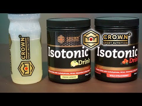 Probamos el ISOTONIC DRINK de CROWN SPORT NUTRITION
