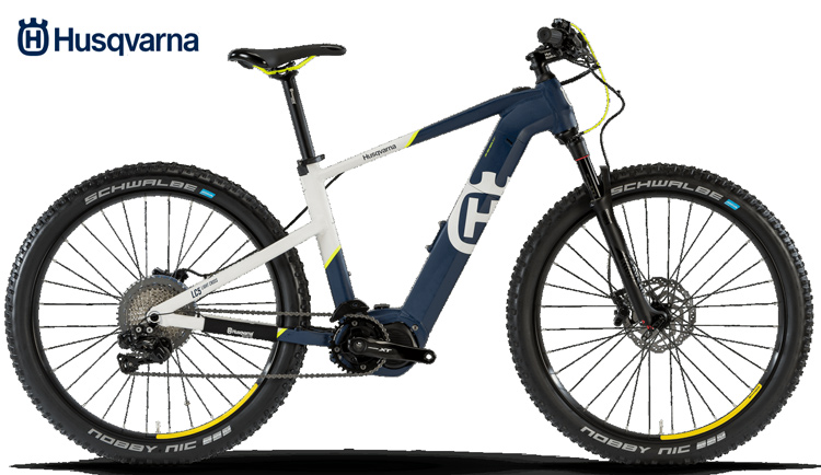 Una mtb elettrica hardtail LC5 del listino 2018 Husqvarna