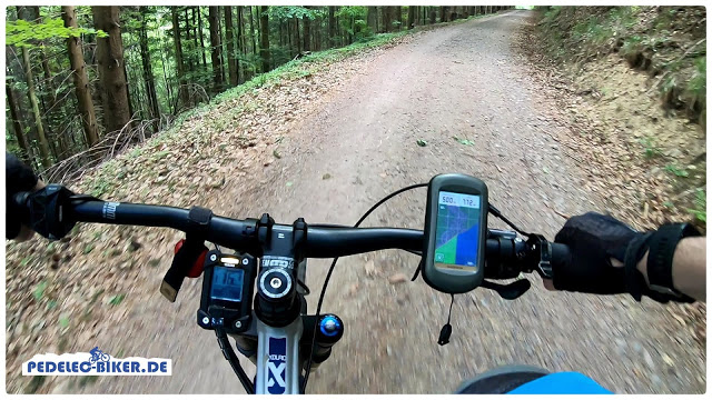 1.000 Höhenmeter auf 12 Kilometern in der höchsten Unterstützungsstufe mit dem Yamaha PW-X.