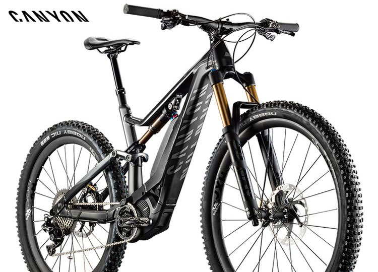 Una mtb a pedalata assistita Spectral:ON del catalogo Canyon 2018