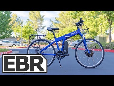 Hill Topper Folder MTB Video Review - $1.2k Big Folding Electric Bike, Cheap, Inexpensive