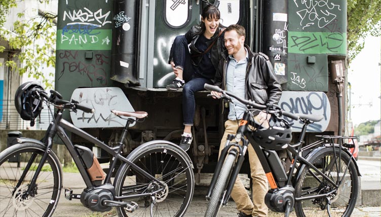 Ebike con dettagli in cuoio Lapierre