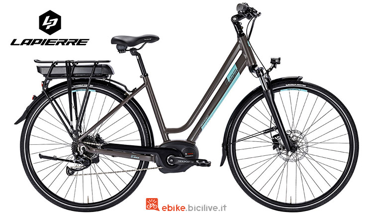 city ebike da donna dal listino Lapierre 2018