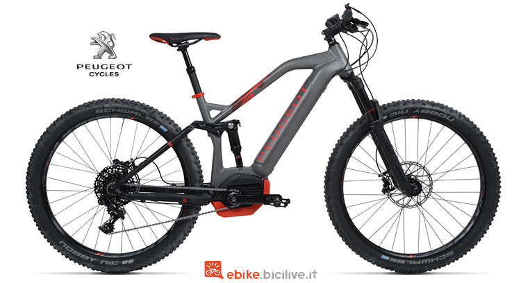 mtb elettrica con ruote plus Peugeot