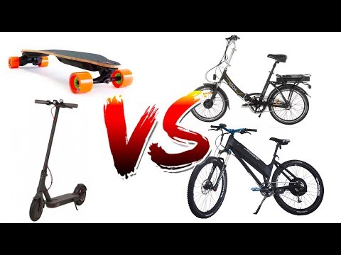 Ultimate Commuting Showdown! e-bike vs e-scooter vs esk8