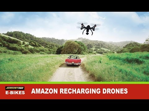 AMAZON patents drone that recharges electric vehicles