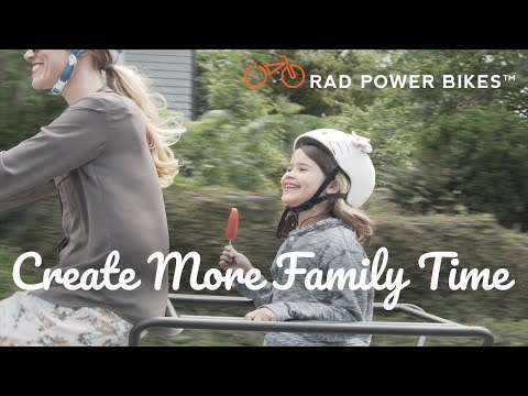 Create More Family Time | RadWagon Electric Cargo Bike