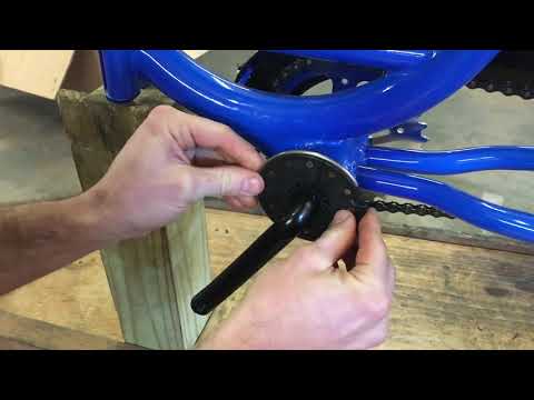 Worksman PAV pedal assist installation