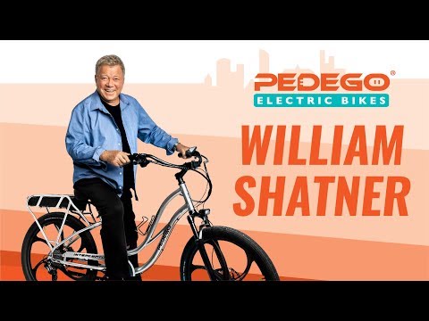 William Shatner – What’s it feel like to ride a Pedego Electric Bike?