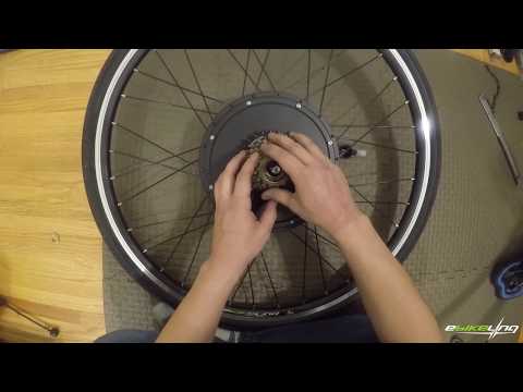 Installing an ebikeling 1200W 700C Rear ebike Conversion Kit (Hub Motor, Conversion Kit)