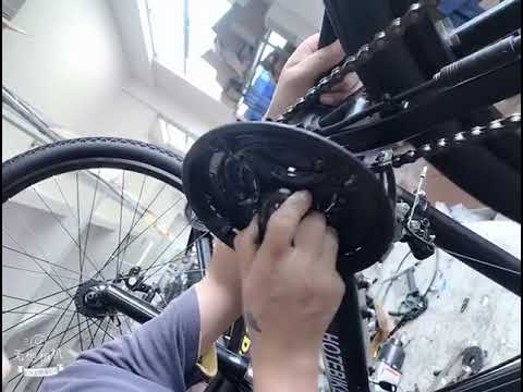 how to assemble and disassemble the crankset